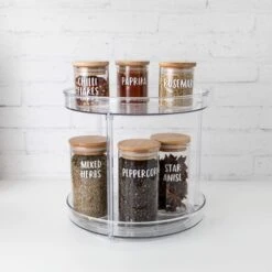 Clearly Organised 2 Tier Lazy Susan 11 Clearly Organised 2 Tier Lazy Susan -Pretty Little Designs 06 03PrettyLittleDesigns 0482