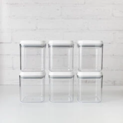 White Push Top Spice Pantry Container | 320ml