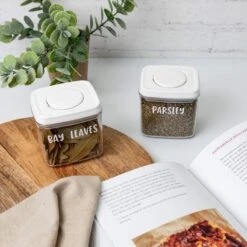 White Push Top Spice Pantry Container | 320ml 17 White Push Top Spice Pantry Container | 320ml -Pretty Little Designs 06 03PrettyLittleDesigns 0643