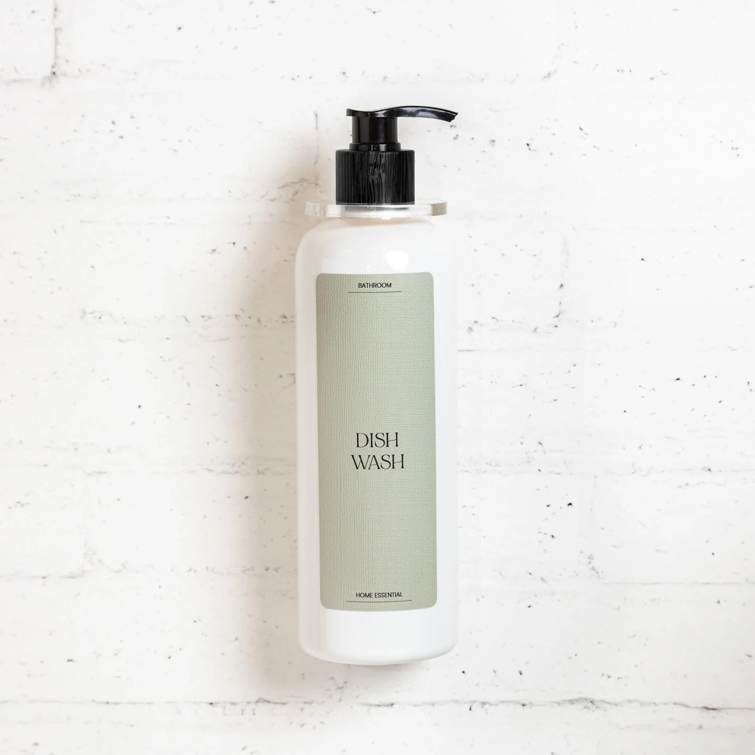 Acrylic Wall-Mounted Pump Bottle Holder 8 Acrylic Wall-Mounted Pump Bottle Holder - Image 7