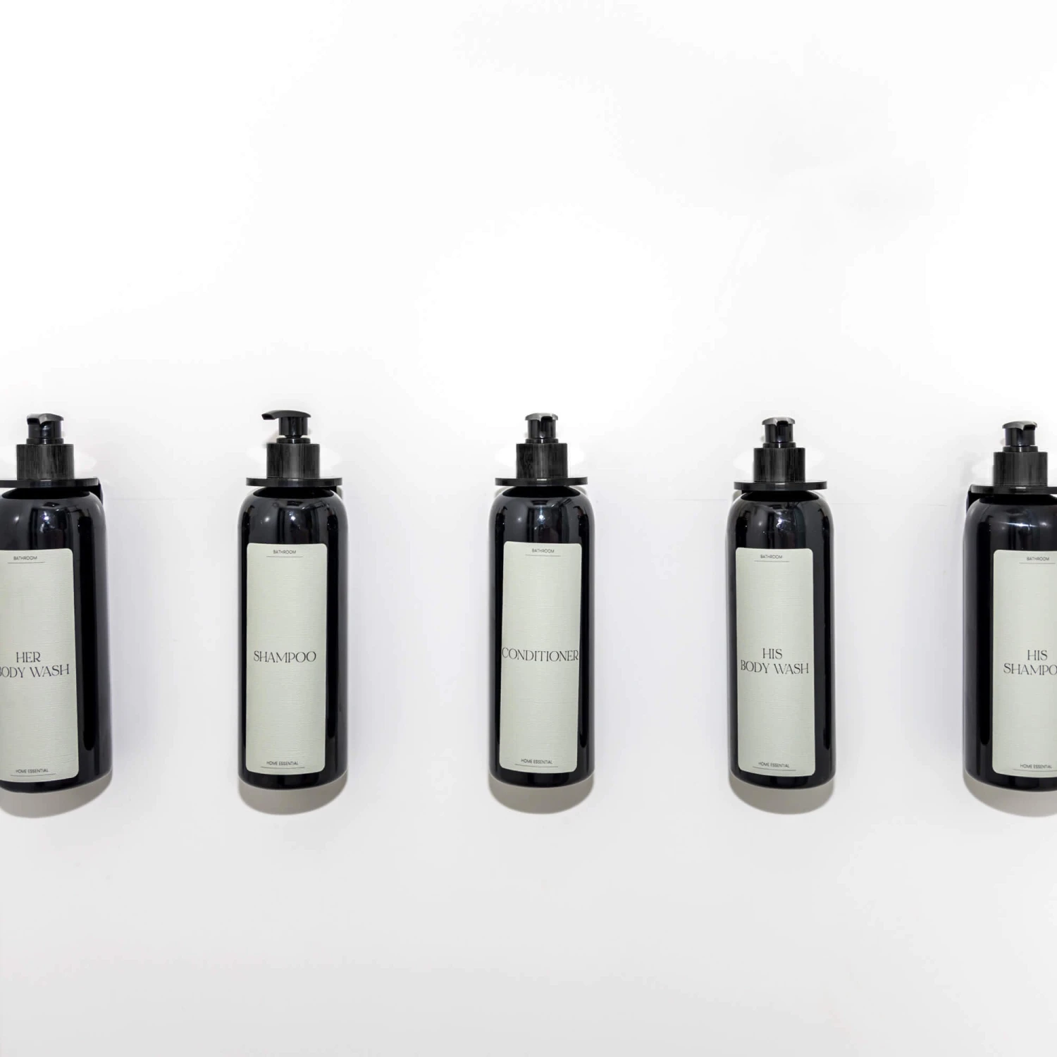 Acrylic Wall-Mounted Pump Bottle Holder 9 Acrylic Wall-Mounted Pump Bottle Holder - Image 8