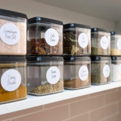 Custom Peel And Stick Pantry Labels 7 Custom Peel And Stick Pantry Labels -Pretty Little Designs 0B7A9121