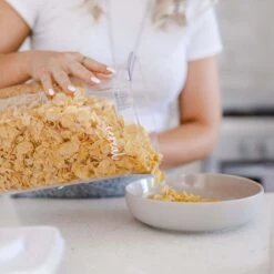 White Push Top Pantry Container - 4L 18 White Push Top Pantry Container - 4L -Pretty Little Designs 115A0514