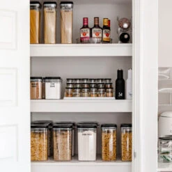 Black Push Top Pantry Container - 1.5L 14 Black Push Top Pantry Container - 1.5L -Pretty Little Designs 115A0991