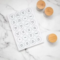 Lily Herb & Spice Label Pack - White