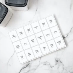 White Modern Minimalist Peel & Stick Pantry Labels 9 White Modern Minimalist Peel & Stick Pantry Labels -Pretty Little Designs 12 11 PrettyLittleDesigns 066 9a2c50de 8eaa 4e33 b46b 5ef59bbaf0b3