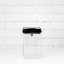 Black Push Top Pantry Container - 1.5L