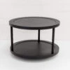 2 Tier Black Bamboo Lazy Susan 2 2 Tier Black Bamboo Lazy Susan -Pretty Little Designs 3S9A0263