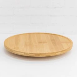 Large Natural Bamboo Lazy Susan -Pretty Little Designs 3S9A0265