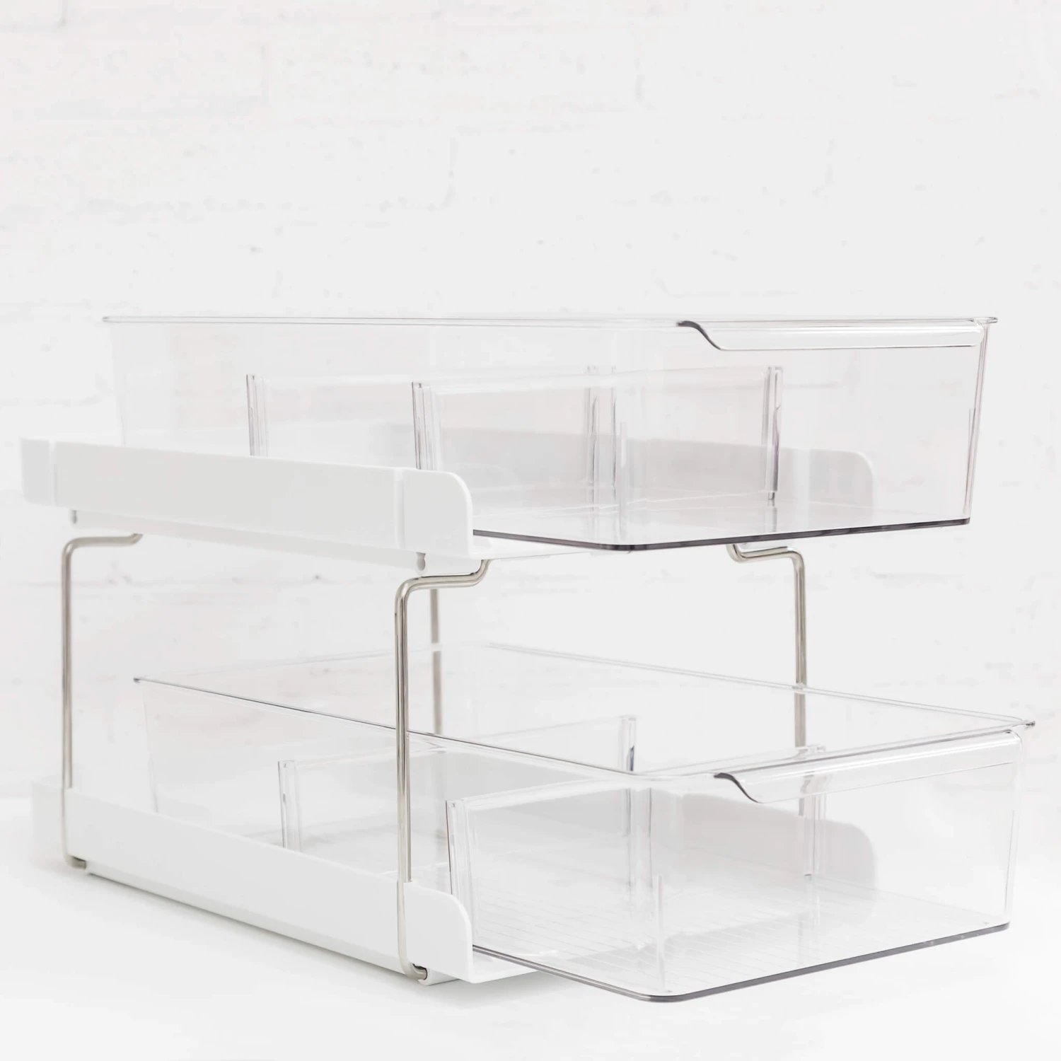 Double Layer Under Sink Drawer Organiser 3 Double Layer Under Sink Drawer Organiser