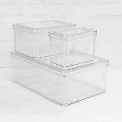 Stored Smart Storage Tub With Lid