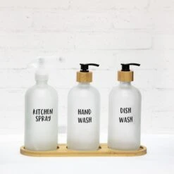 Frosted White Kitchen Bench Tidy Pack