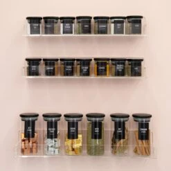 Black Modern Minimalist Herb & Spice Stickers -Pretty Little Designs 3S9A2187 11a12dfd 7e51 4d55 b187 39d8e5b04c95