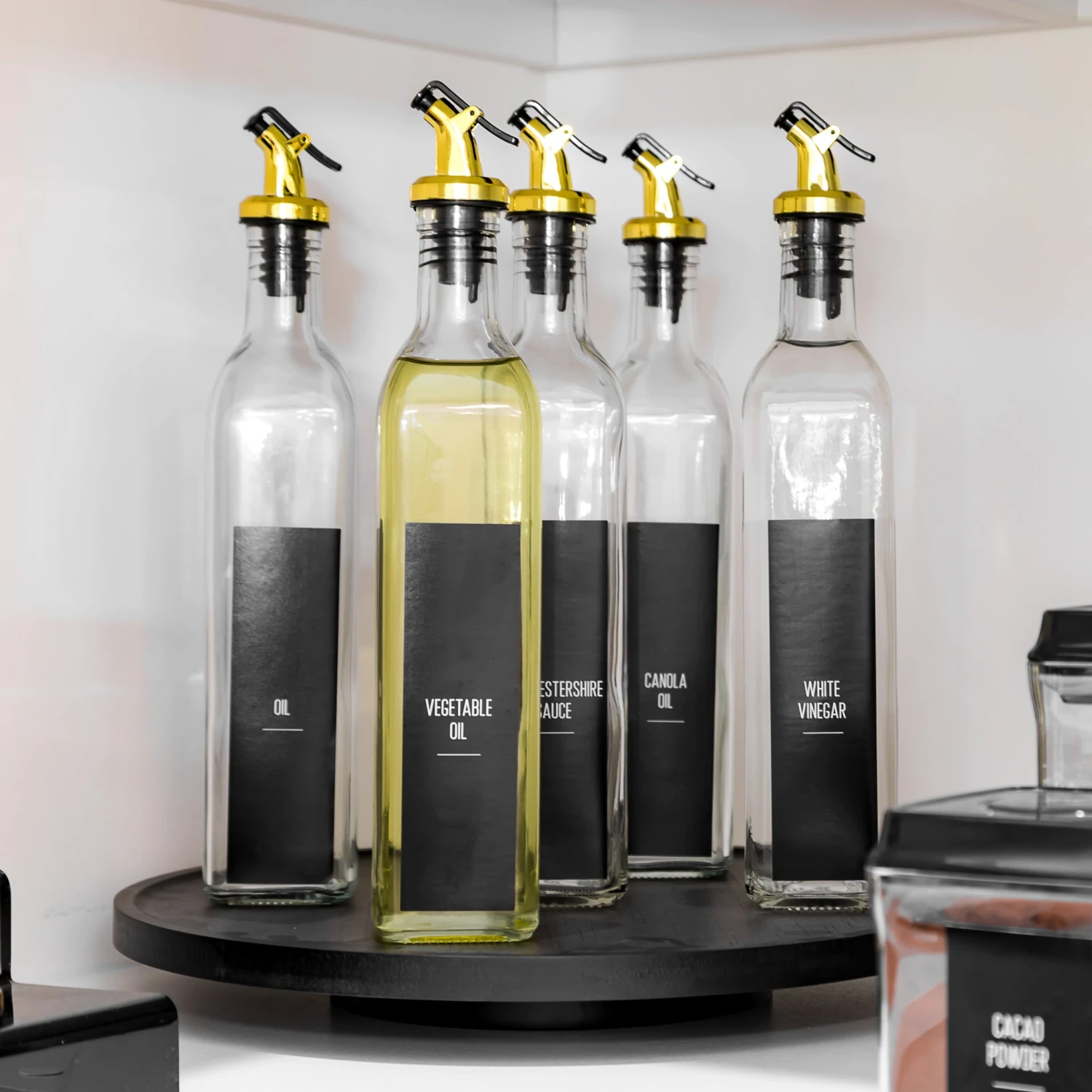 Modern Minimalist Oil, Vinegar & Syrup Labels - 36 Stickers 4 Modern Minimalist Oil, Vinegar & Syrup Labels - 36 Stickers - Image 2