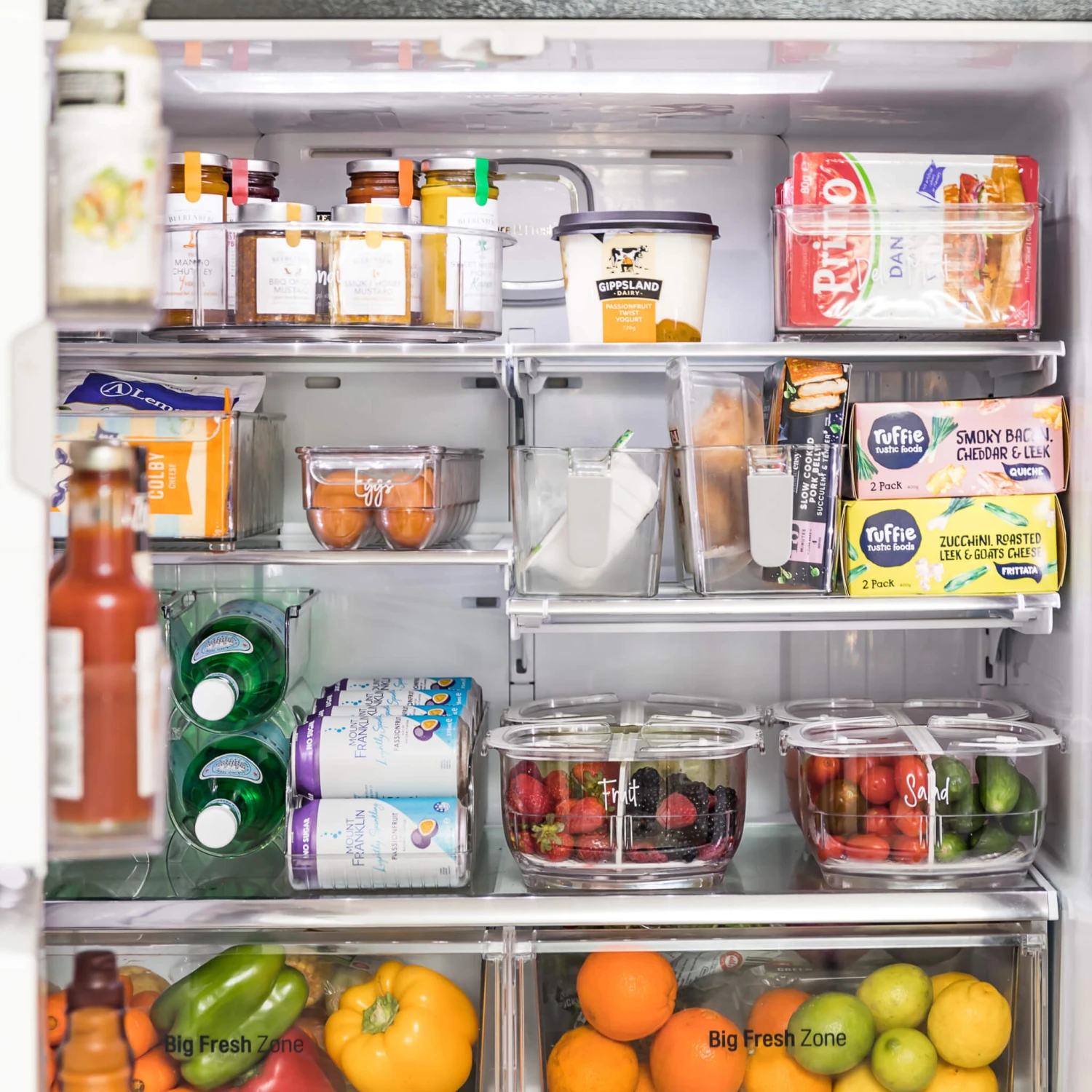 Clear Fridge Egg Storage Holder 9 Clear Fridge Egg Storage Holder - Image 7