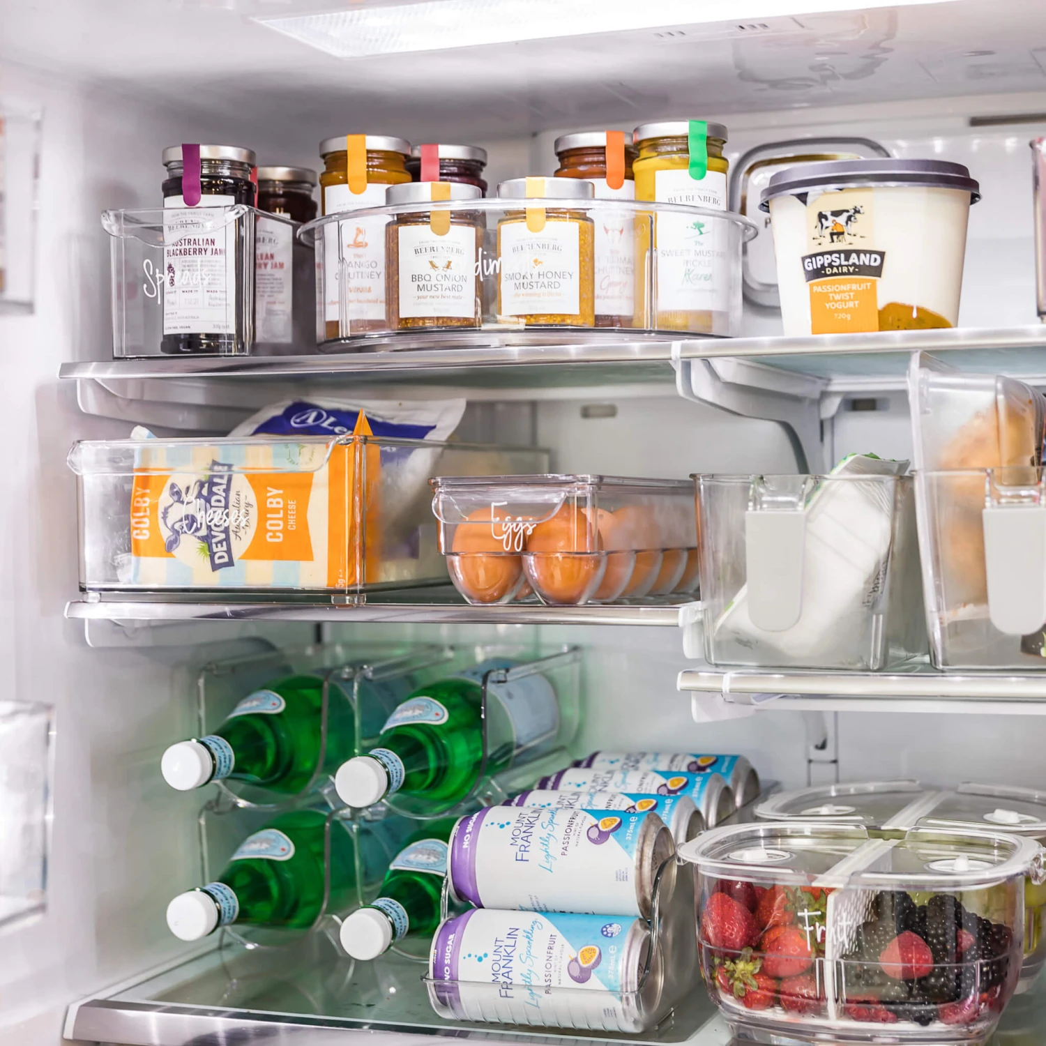 Clear Fridge Egg Storage Holder 6 Clear Fridge Egg Storage Holder - Image 4