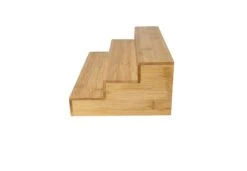 Bamboo 3 Tier Spice Rack Shelf Organiser 22 Bamboo 3 Tier Spice Rack Shelf Organiser -Pretty Little Designs 9552a