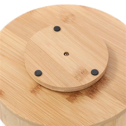 Bamboo 4 Section Turntable Tray 4 Bamboo 4 Section Turntable Tray - Image 2