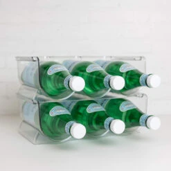 Clear Fridge 3 Wine Holder Stackable