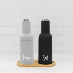 Salt & Pepper Grinder Bundle -Pretty Little Designs Gravity grinders grey black salt pepper 38eab4ff 96d7 4ed8 b96b 3cba4d336dc0