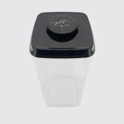 25 Pack - Black Push Top Pantry Container Set & Labels (or Without) 15 25 Pack - Black Push Top Pantry Container Set & Labels (or Without) -Pretty Little Designs IMG 5351 2