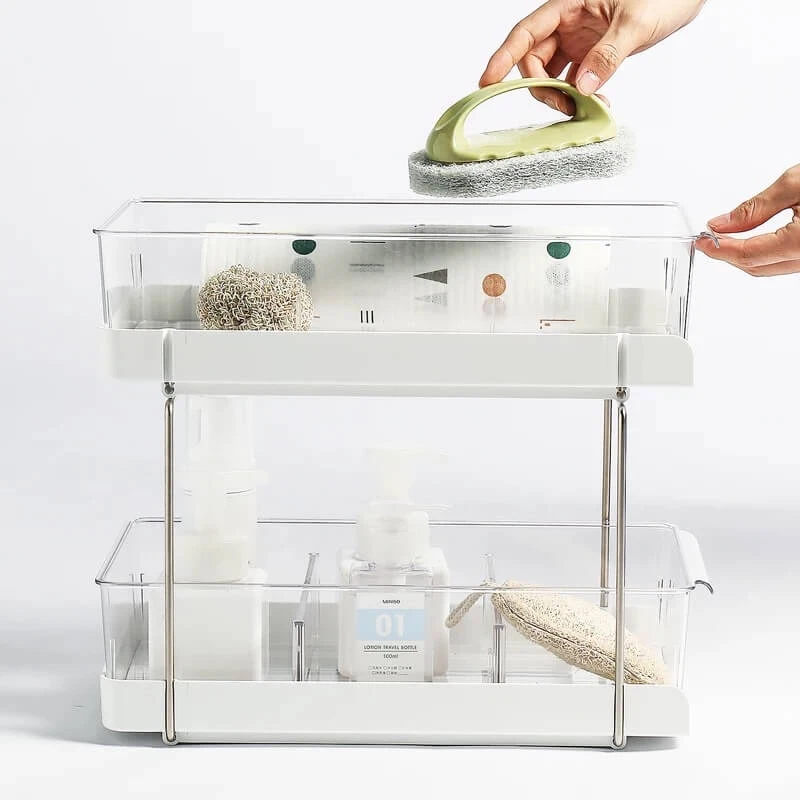 Double Layer Under Sink Drawer Organiser 10 Double Layer Under Sink Drawer Organiser - Image 8