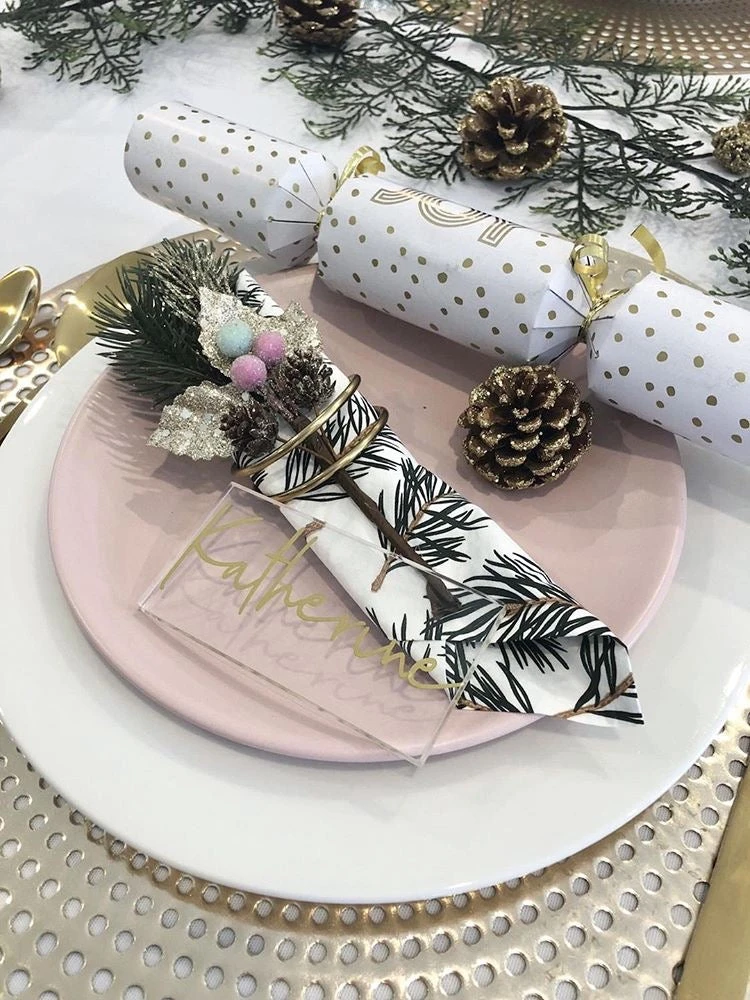 Personalised Acrylic Name Place Cards 6 Personalised Acrylic Name Place Cards - Image 4