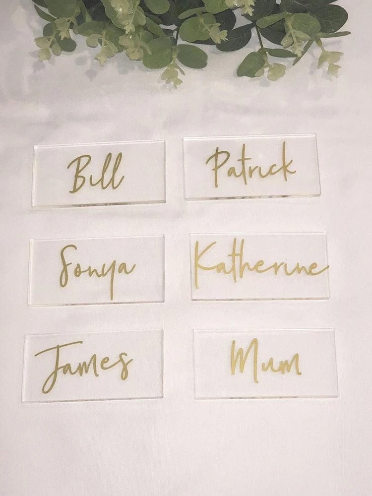 Personalised Acrylic Name Place Cards 13 Personalised Acrylic Name Place Cards - Image 11