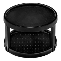 Madesmart Twin Turntable - Carbon 7 Madesmart Twin Turntable - Carbon -Pretty Little Designs MadesmartBasicTwinTurntableCarbon