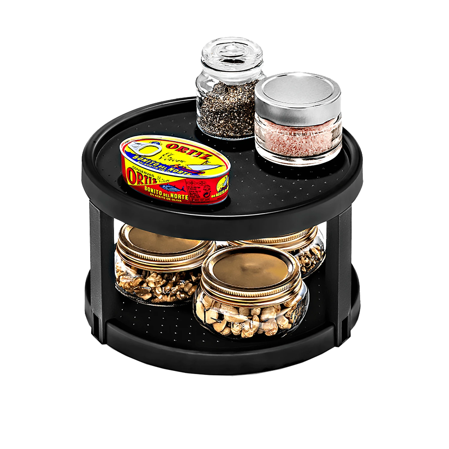 Madesmart Twin Turntable - Carbon 4 Madesmart Twin Turntable - Carbon - Image 2