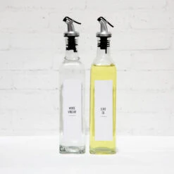 Custom Modern Minimalist Vinegar Labels