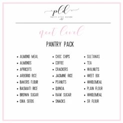 Next Level Everyday Essential Pantry Label Pack