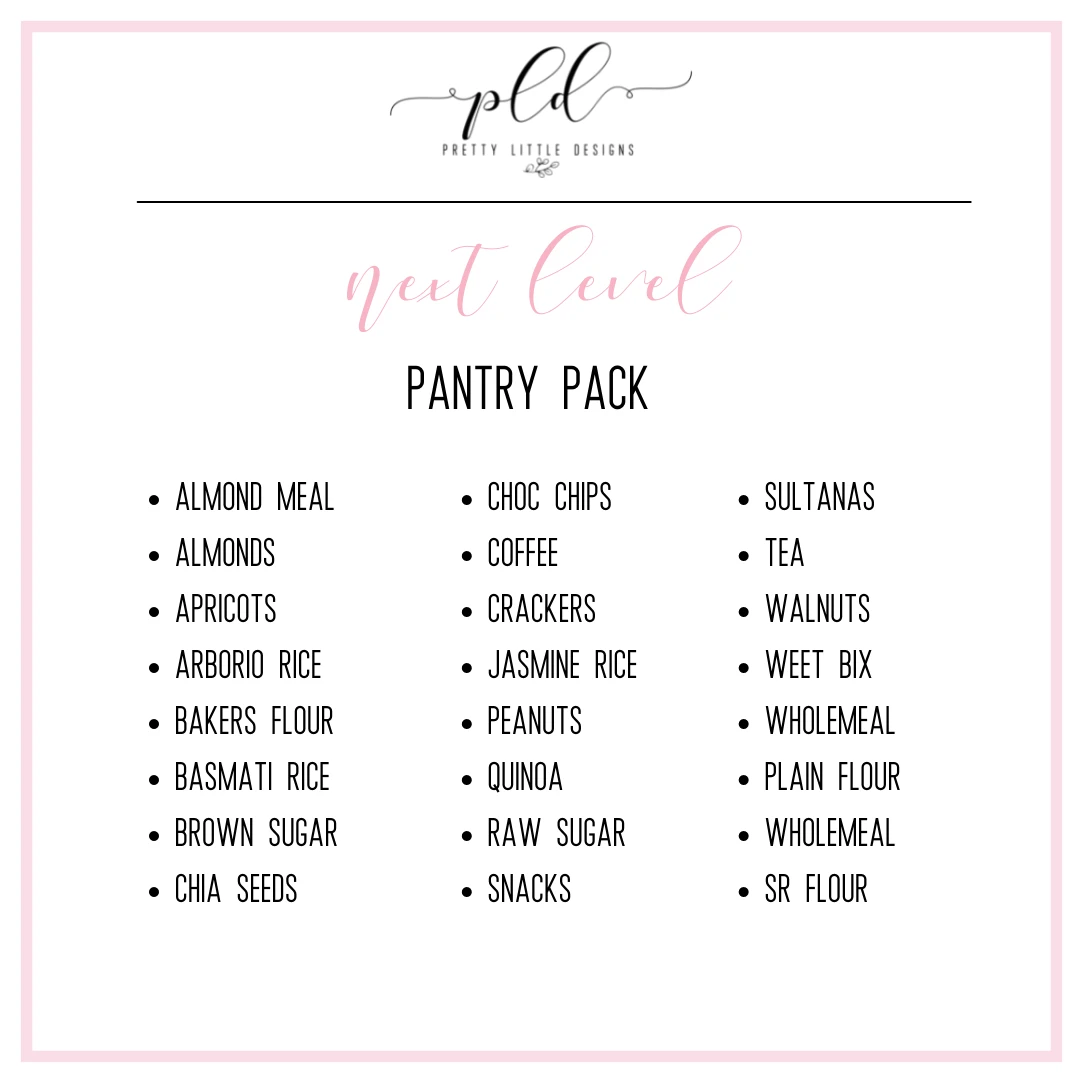 Next Level Everyday Essential Pantry Label Pack 3 Next Level Everyday Essential Pantry Label Pack