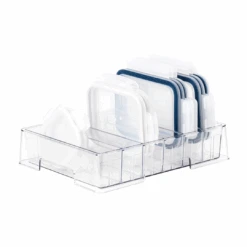 Container Lid Organiser 5 Container Lid Organiser -Pretty Little Designs Plastic lid organiser