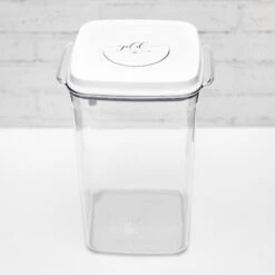 White Push Top Pantry Container - 4L 20 White Push Top Pantry Container - 4L -Pretty Little Designs PrettyLittleDesigns 0005