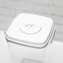 White Push Top Pantry Container - 4L 21 White Push Top Pantry Container - 4L -Pretty Little Designs PrettyLittleDesigns 0008