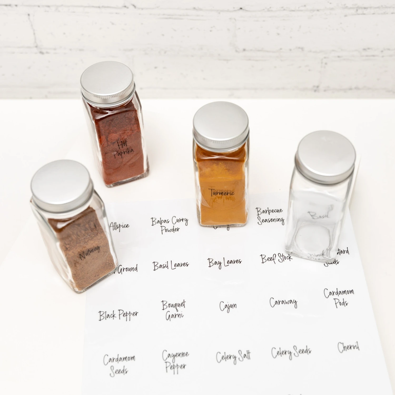 Lily Herb & Spice Label Pack - Clear 3 Lily Herb & Spice Label Pack - Clear