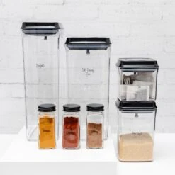 Lily Pantry Label Pack - Clear 8 Lily Pantry Label Pack - Clear -Pretty Little Designs PrettyLittleDesigns 5335