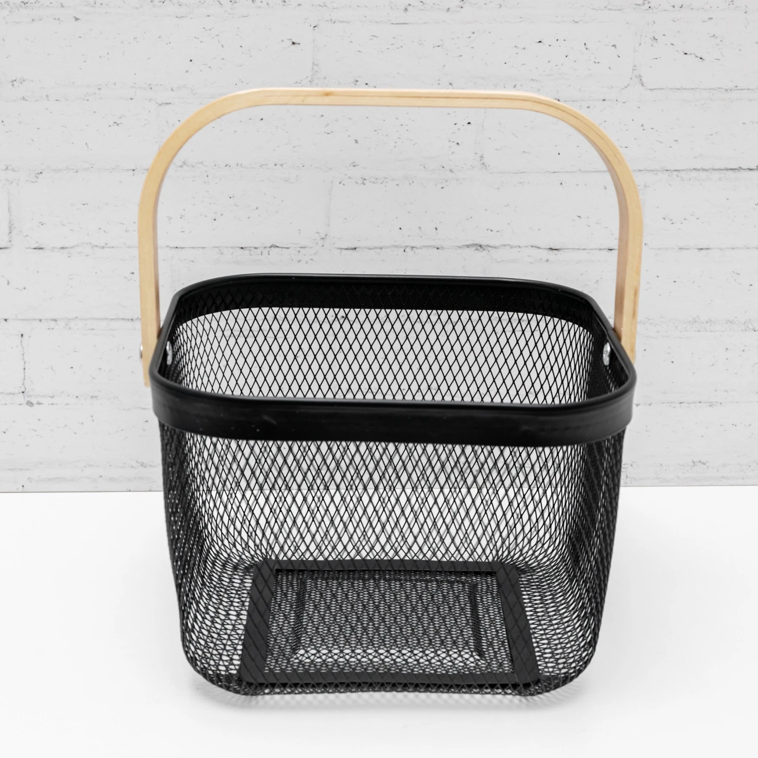 Small Black Neatly Wired Storage Basket 4 Small Black Neatly Wired Storage Basket - Image 2