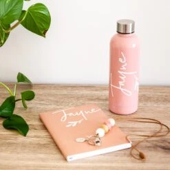 Personalised Name Label - Leaf 12 Personalised Name Label - Leaf -Pretty Little Designs PrettyLittleDesigns 6601