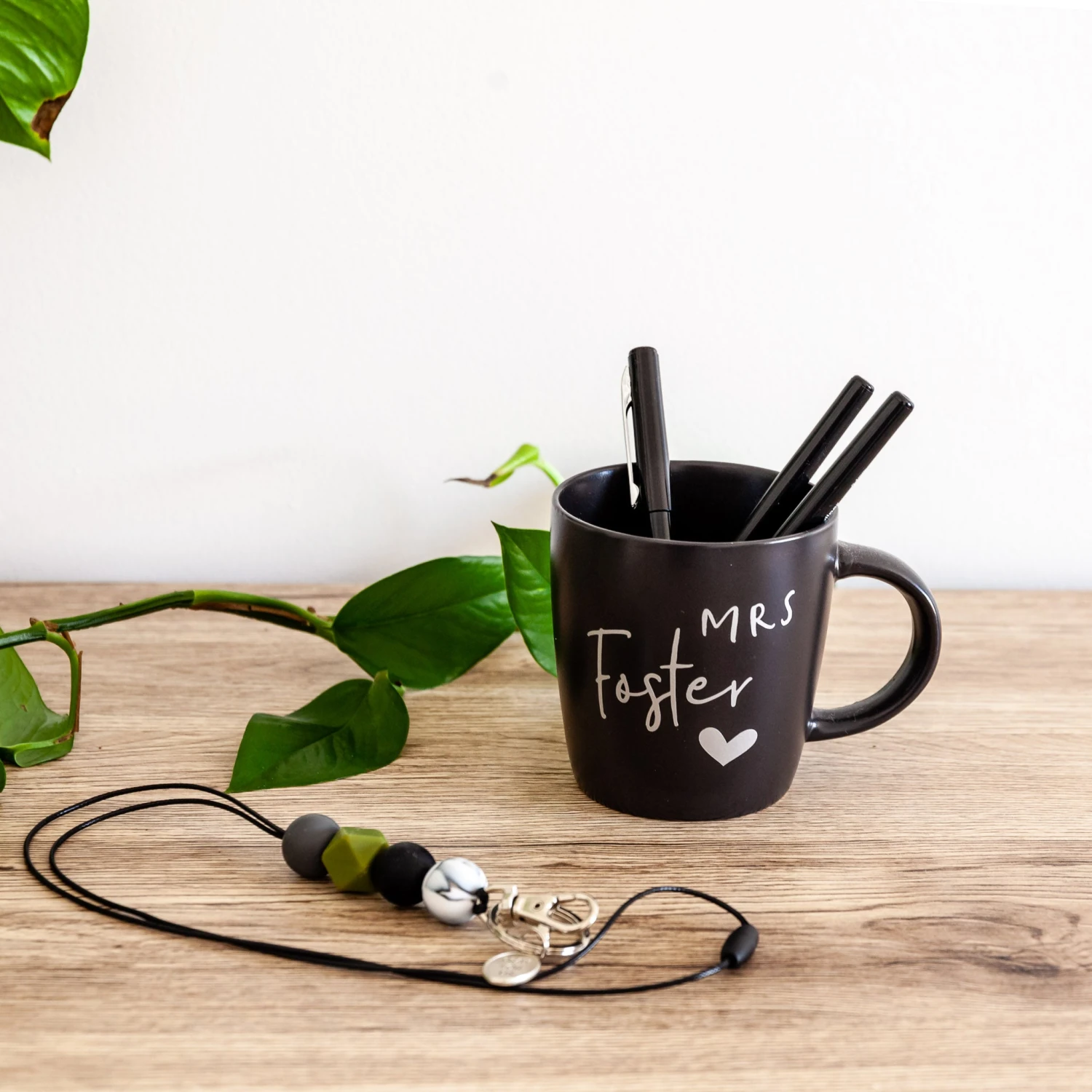 Personalised Mug Name Label - Heart 3 Personalised Mug Name Label - Heart