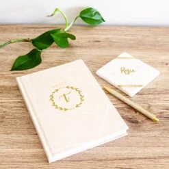 Personalised Initial Olive Circle