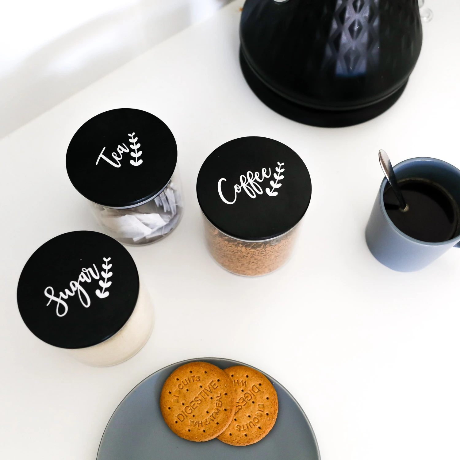 Orchid Tea, Coffee Sugar Canister Labels 11 Orchid Tea, Coffee Sugar Canister Labels - Image 9