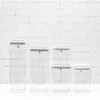 5 Pack - White Push Top Pantry Container -Pretty Little Designs PrettyLittleDesigns web 0156 7344442e 0e6e 4db7 8dba f26ba9b50724