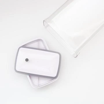 White Push Top Pantry Container - 500ml 11 White Push Top Pantry Container - 500ml - Image 9