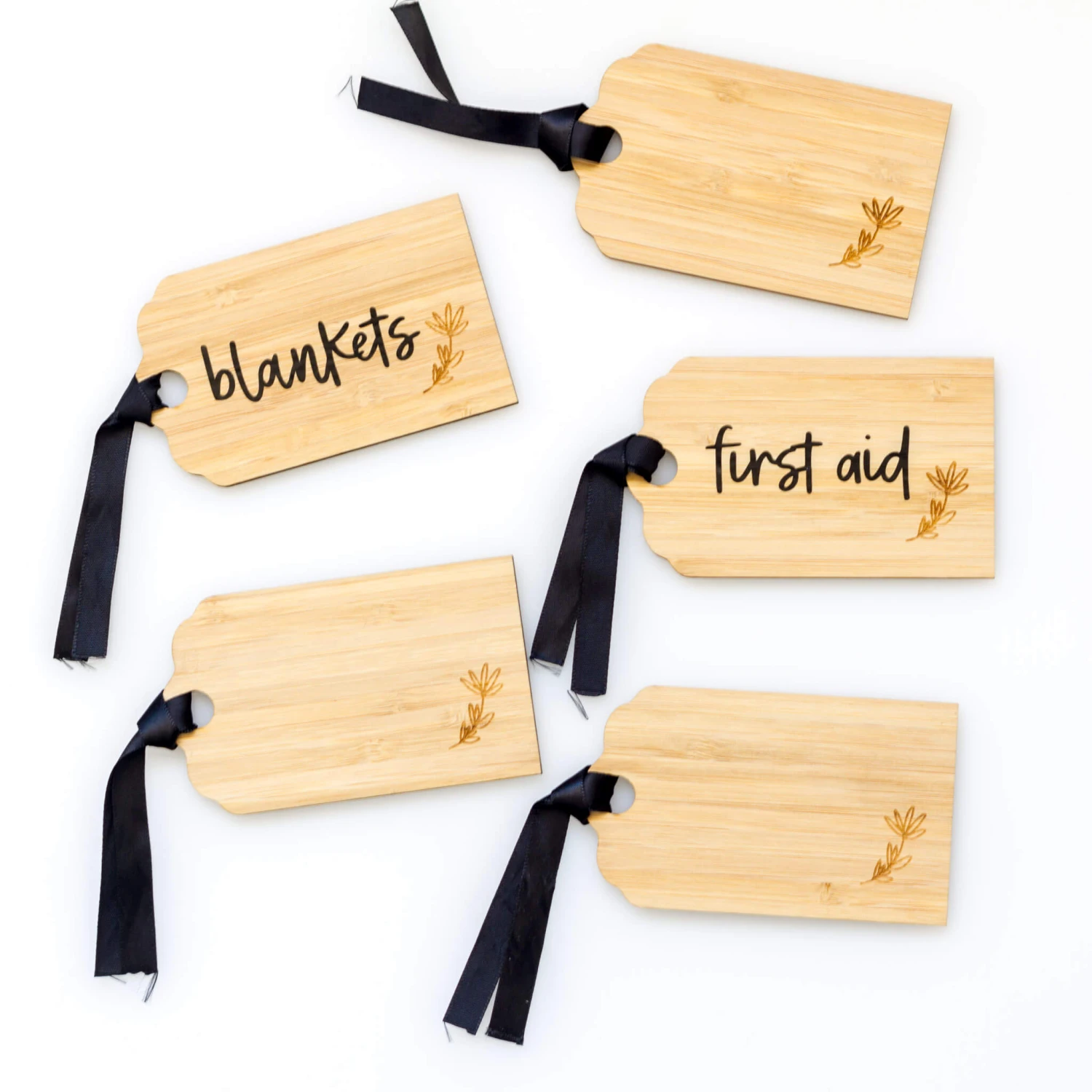 Personalised Bamboo Tag & Label 3 Personalised Bamboo Tag & Label