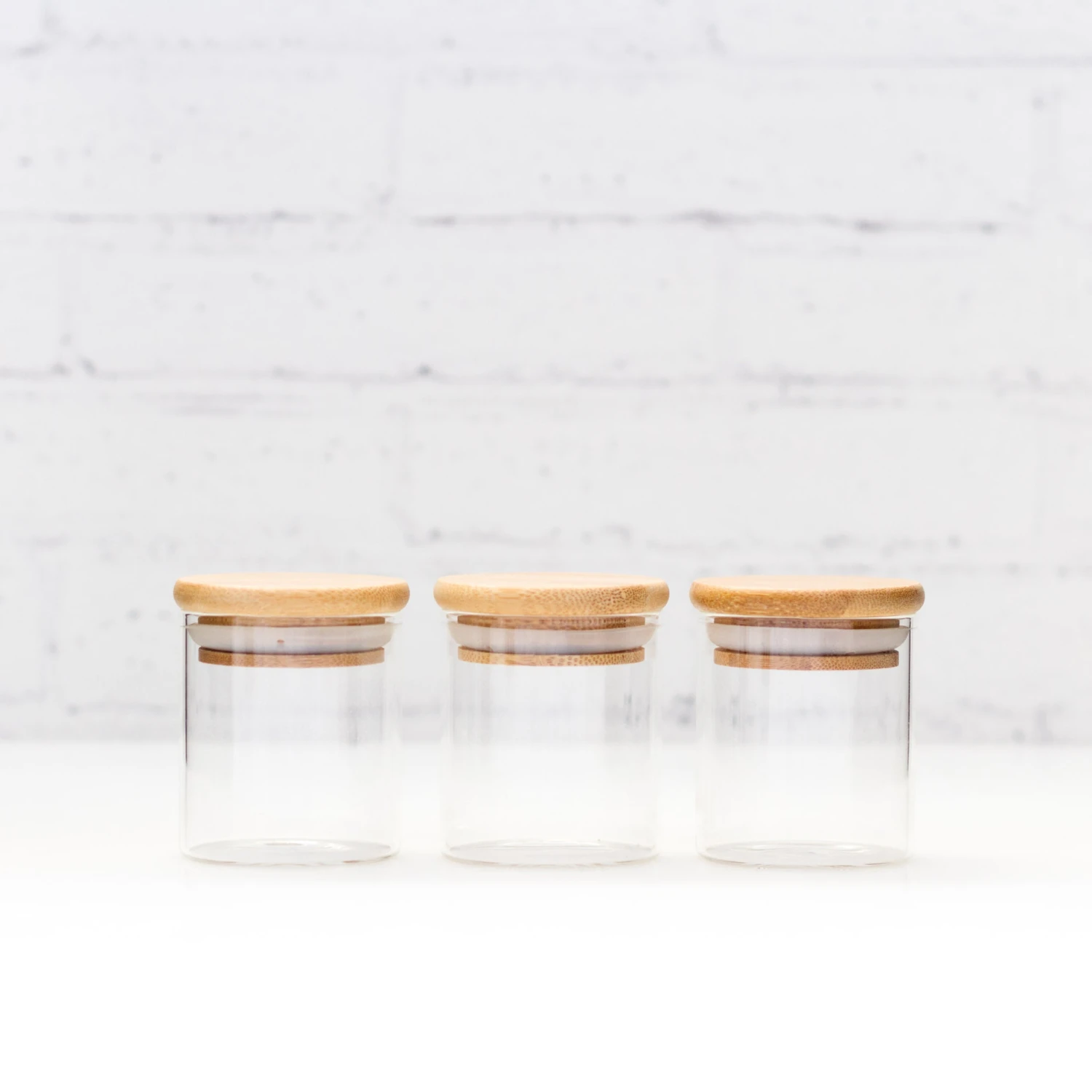 Bamboo & Glass Spice Jars & Labels | 24 Pcs Set 8 Bamboo & Glass Spice Jars & Labels | 24 Pcs Set - Image 6