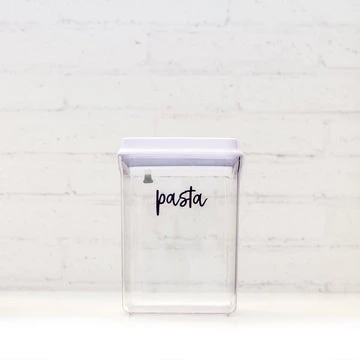 White Push Top Pantry Container - 1.5L 3 White Push Top Pantry Container - 1.5L