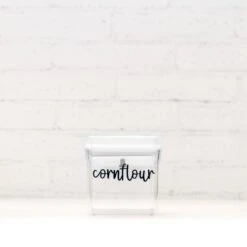 White Push Top Pantry Container - 500ml