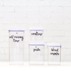 15 Pack - White Push Top Pantry Container & Labels (or Without) 14 15 Pack - White Push Top Pantry Container & Labels (or Without) -Pretty Little Designs PrettyLittleDesigns web 7924 2 93357749 f296 417b 8056 9e00de6d8019